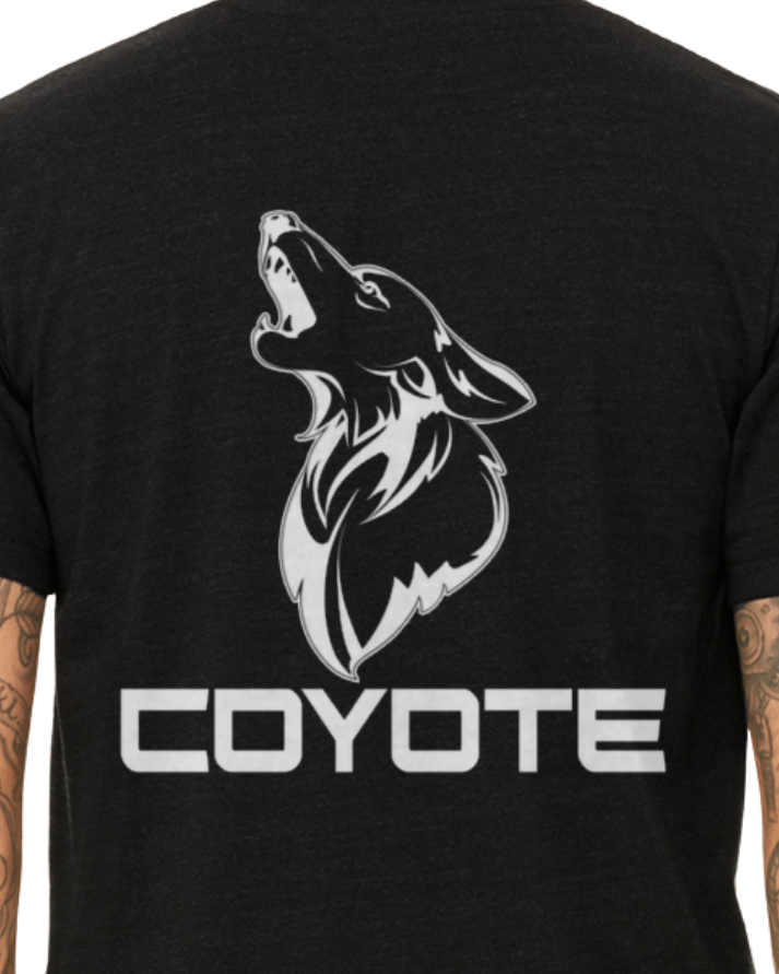 EMP T-Shirt - Coyote on Black