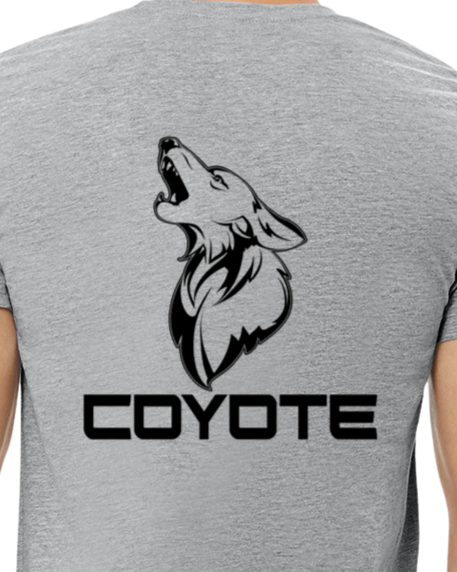 EMP T-Shirt - Coyote on Gray