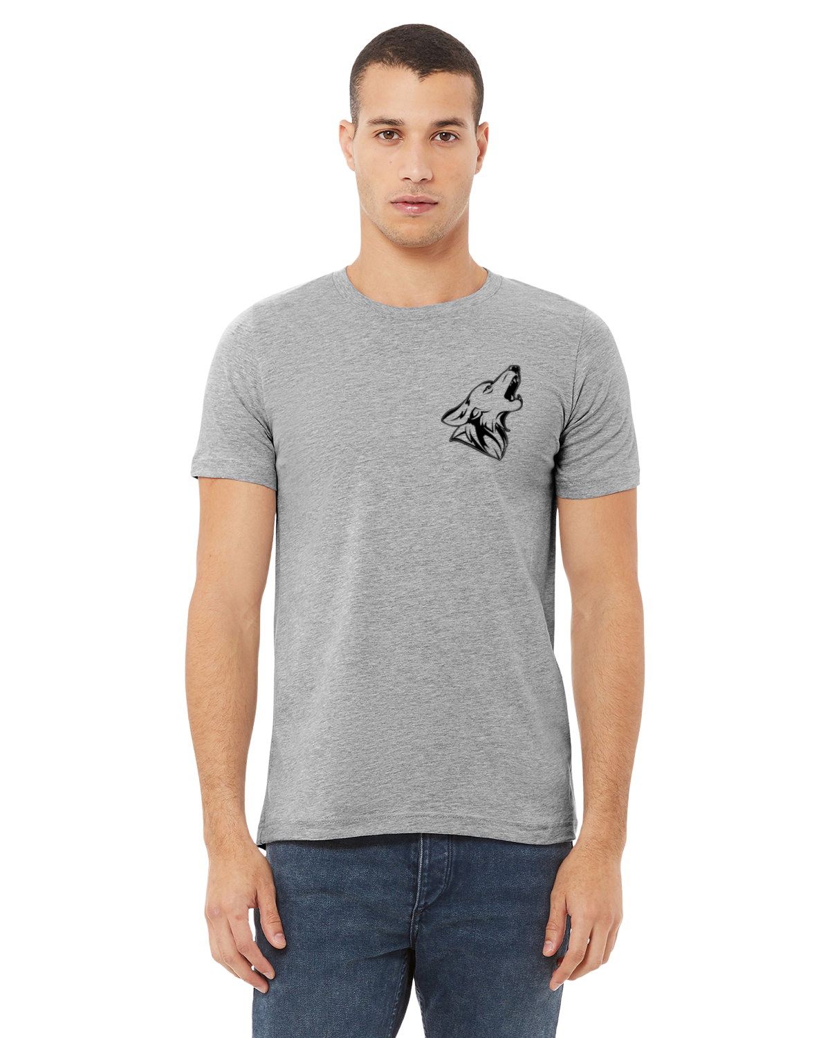 EMP T-Shirt - Coyote on Gray