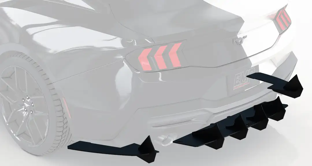 2024+ S650 Mustang EMP Aluminum Rear Diffuser V1