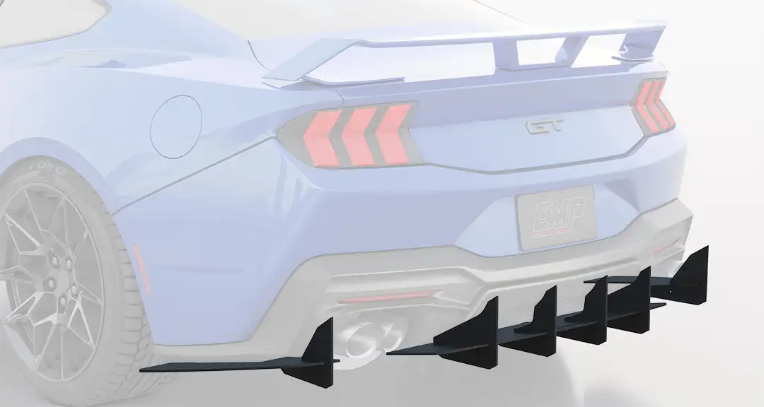 2024+ S650 Mustang EMP Aluminum Rear Diffuser V2